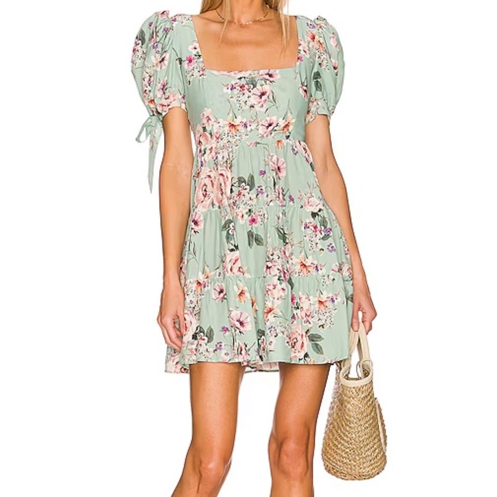 Yumi Kim Denise Dress Silkwood Sage, Size S